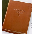 National Parks Travel Atlas W/ Traditional Premium Leather Cover